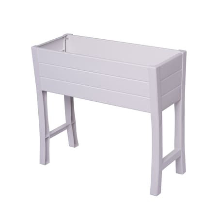 Nuvue NuVue 32 in. H X 36 in. W X 11 in. D X 15 in. D Vinyl Elevated Garden Box White 26020